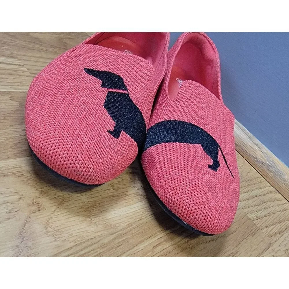 VIVIAN Audrey Round Toe  Embroidered Loafers 7.5